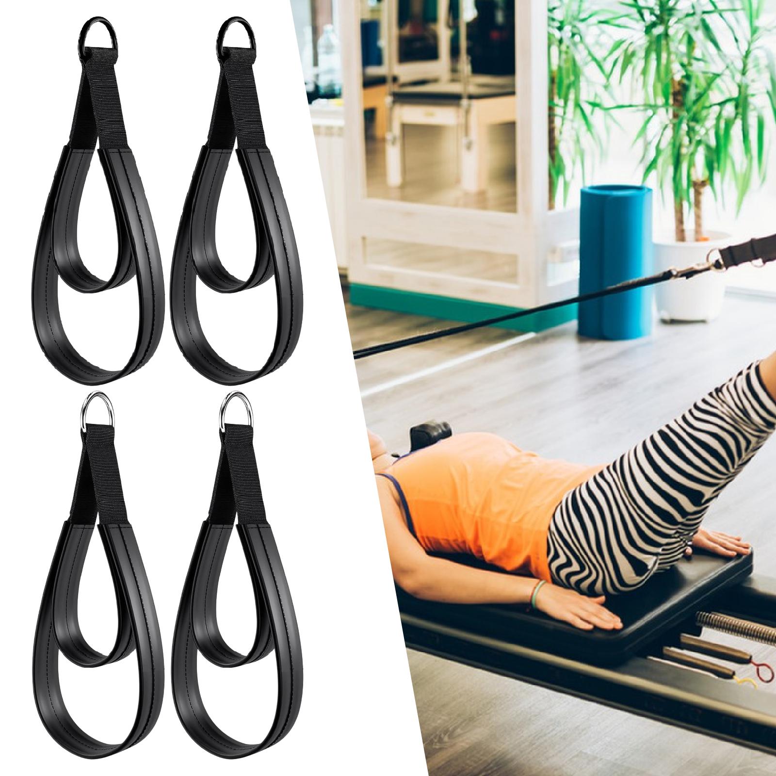 2x D링 스트랩 핸들 다기능 필라테스 더블 루프 스트 - Yoga Fitness Reformer 리뷰 및 가격