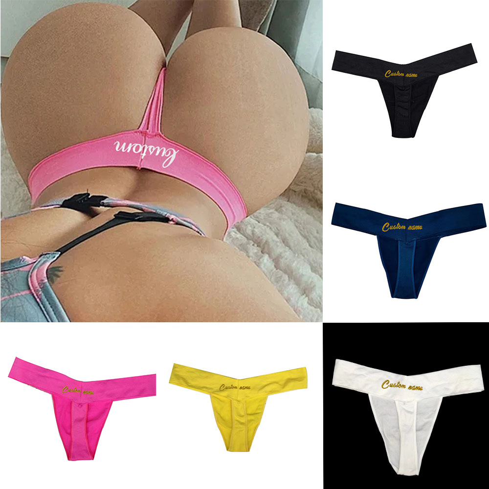 이름 자수 끈 팬티와 사용자 정의 끈 팬티 DIY 맞춤 - Yoga Fitness Name 리뷰 및 가격